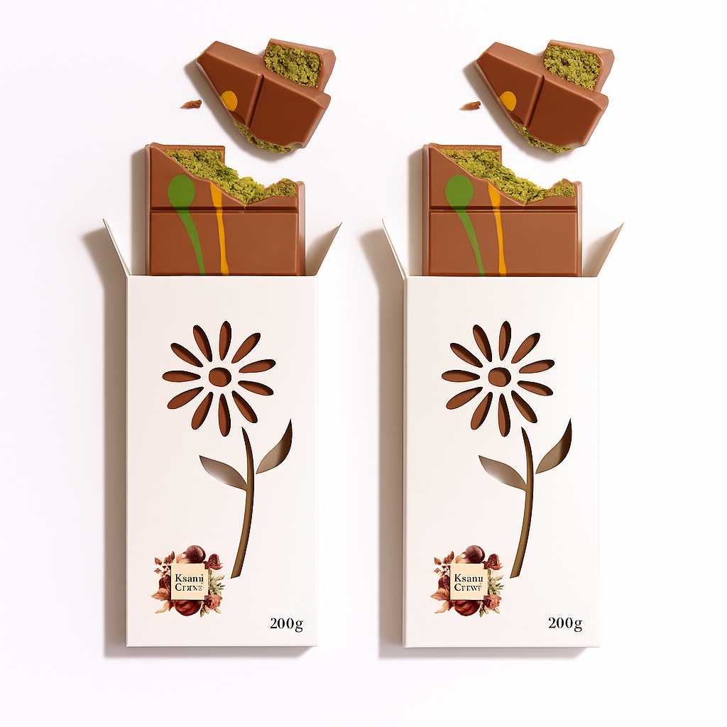 2'li Dubai Çikolatası | Antep Fıstıklı & Kadayıflı 2x200g