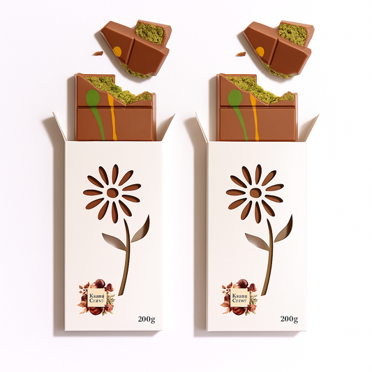 2'li Dubai Çikolatası | Antep Fıstıklı & Kadayıflı 2x200g